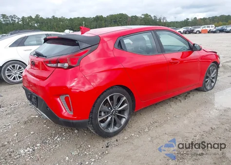 2019 Hyundai Veloster 2.0 Premium z USA, uszkodzony, nr VIN KMHTG6AF9KU001492